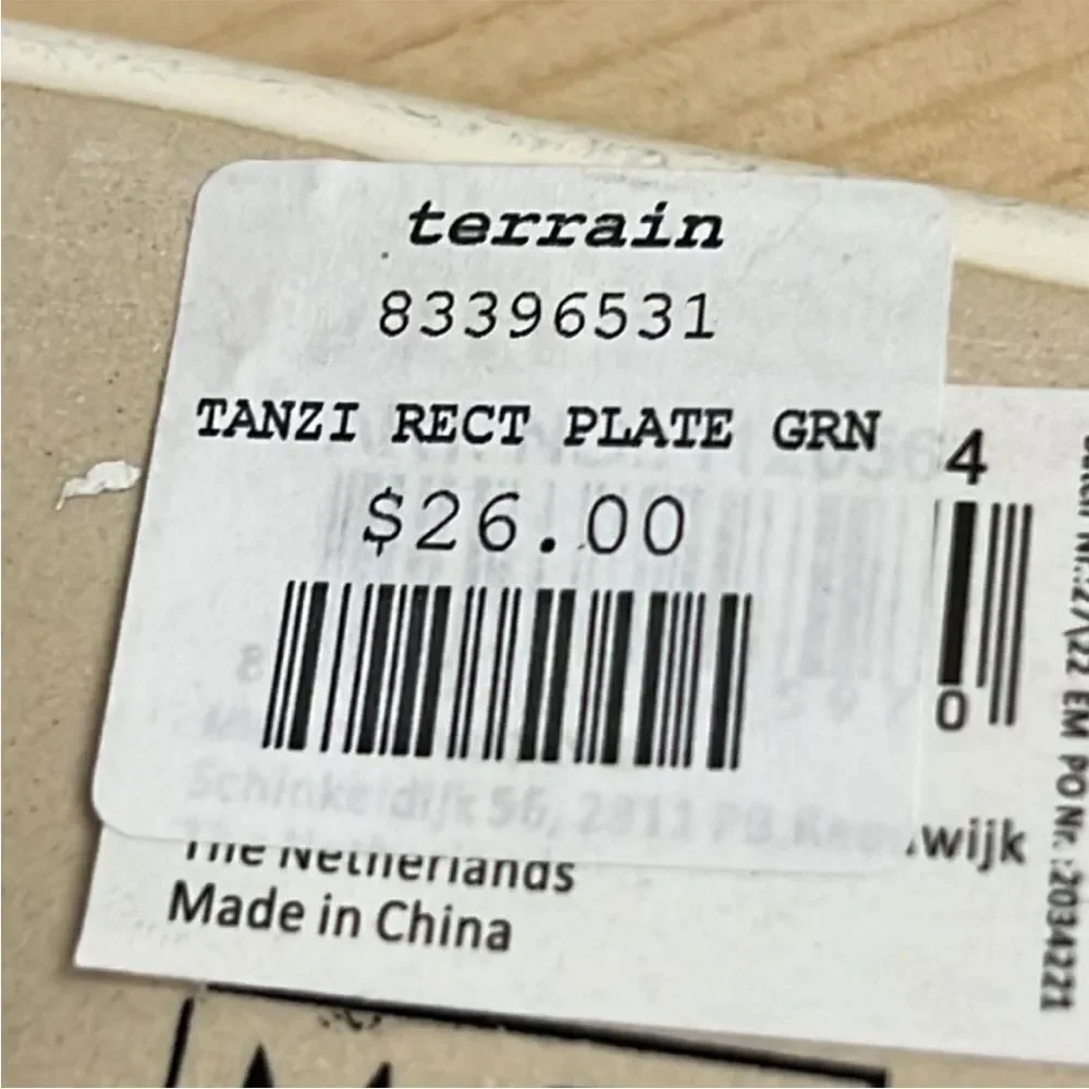 Anthropologie Tanzi Rectangular Plate